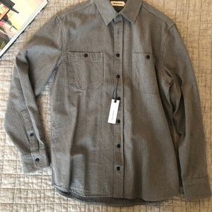 Taylor Stitch Utility Shirt in Slate Broken Herringbone - Size Medium